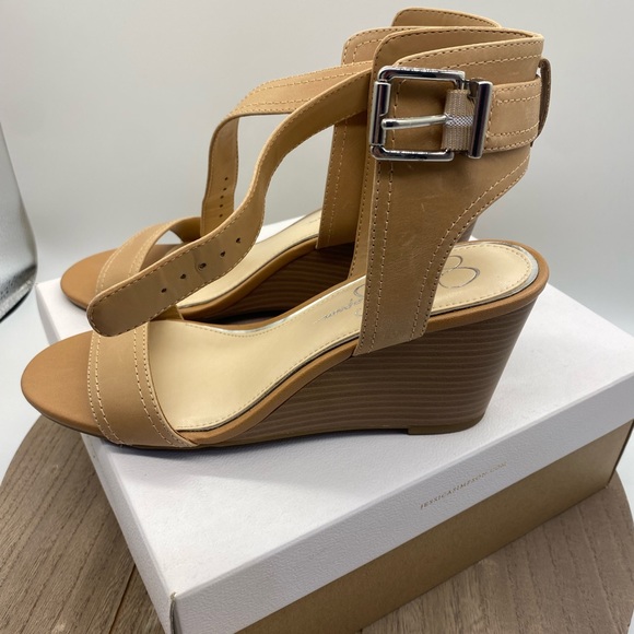 Jessica Simpson Women's Cristabel Wedge Sandal Size 7.5 M - Picture 2 of 5
